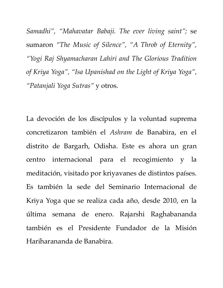 Biografía de Brahmarshi Raghabananda, página 24 de 28