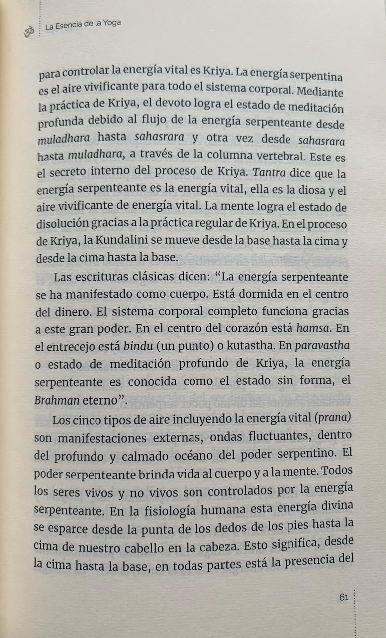 La Esencia de la Yoga, página 61