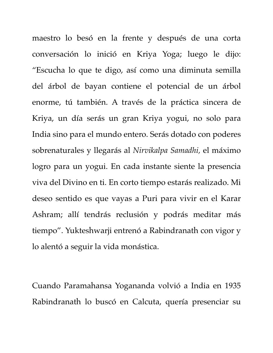 Biografía de Paramahamsa Hariharananda, página 5 de 13